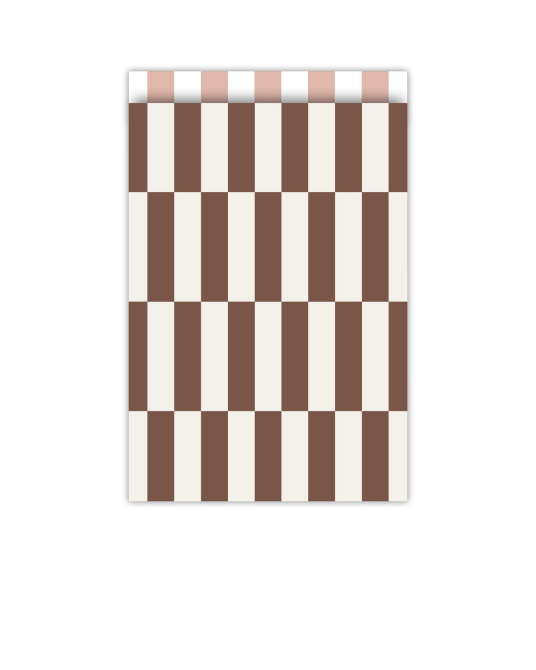 4 cadeauzakjes ''Warm Lines Brown'' || 17x25cm