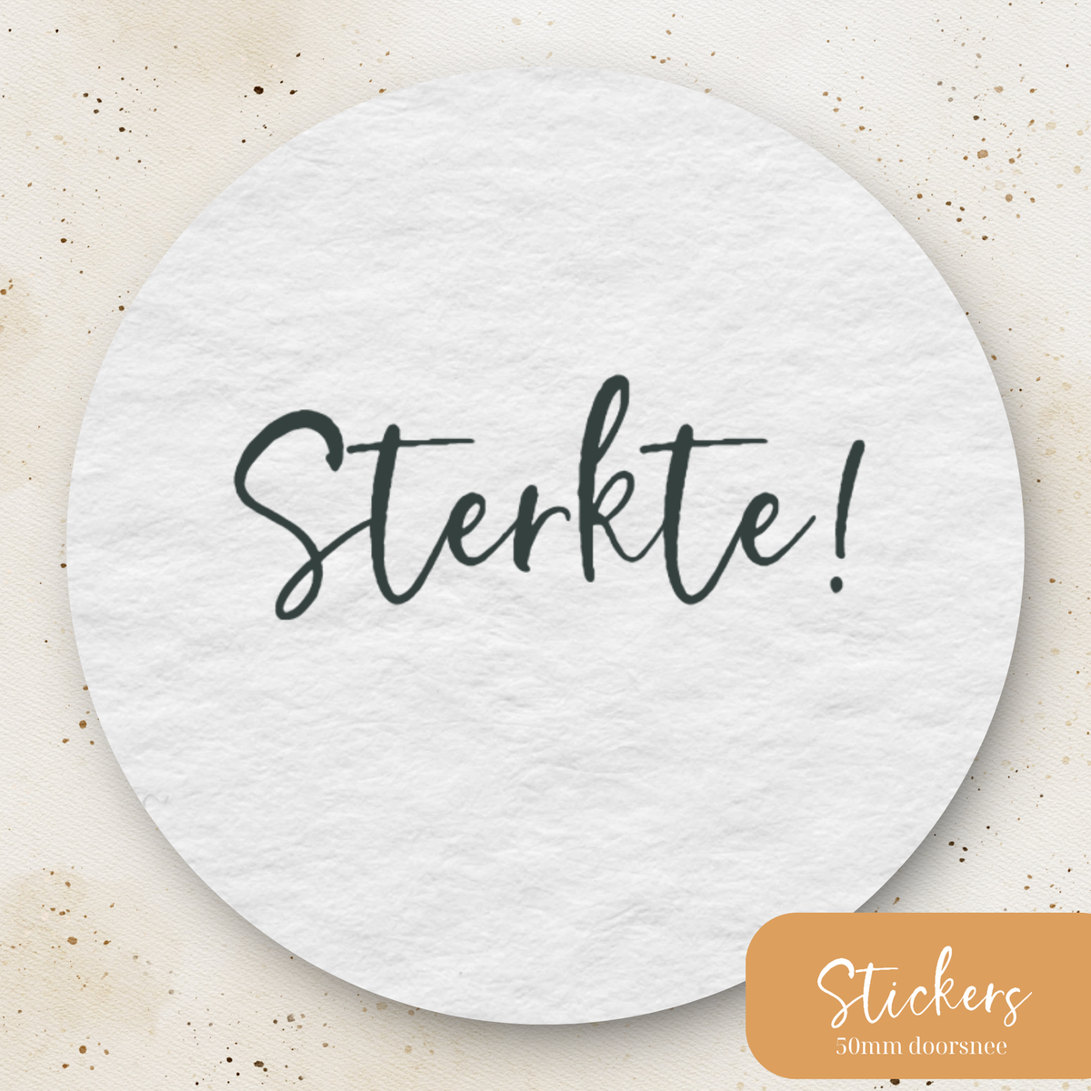 Stickers ''Sterkte'' || 9 stuks || 50mm