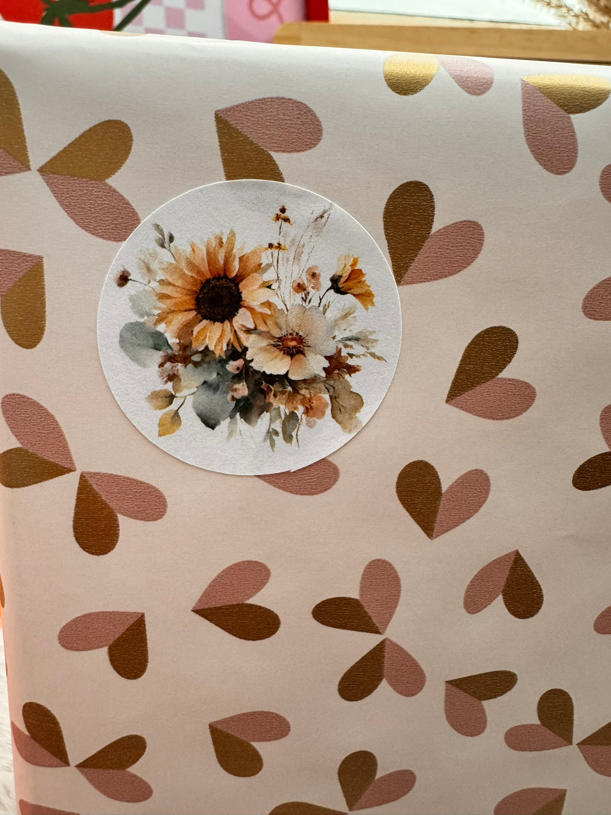 Stickers ''Zonnebloem'' || 6 stuks || 40mm