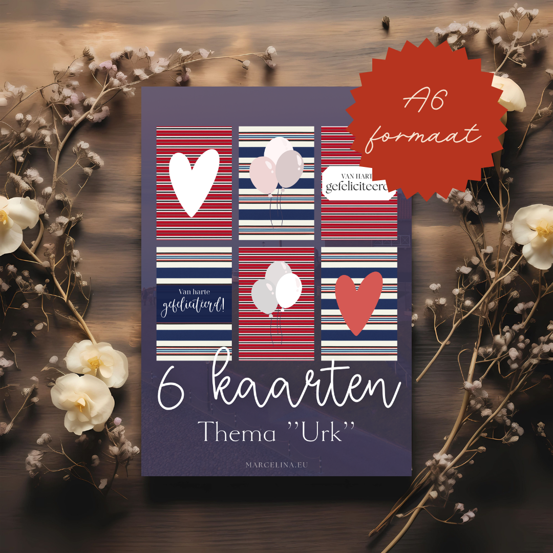 6 kleine kaartjes || Urk thema