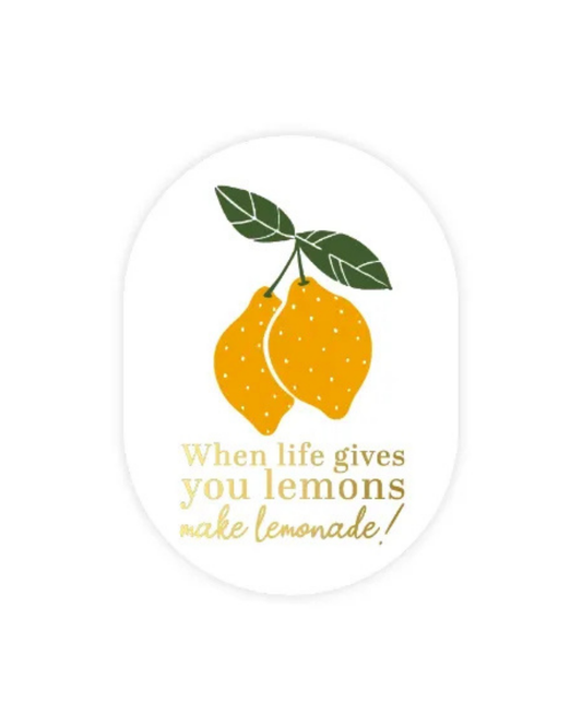 Stickers ''When live gives you lemons'' || 10 stuks