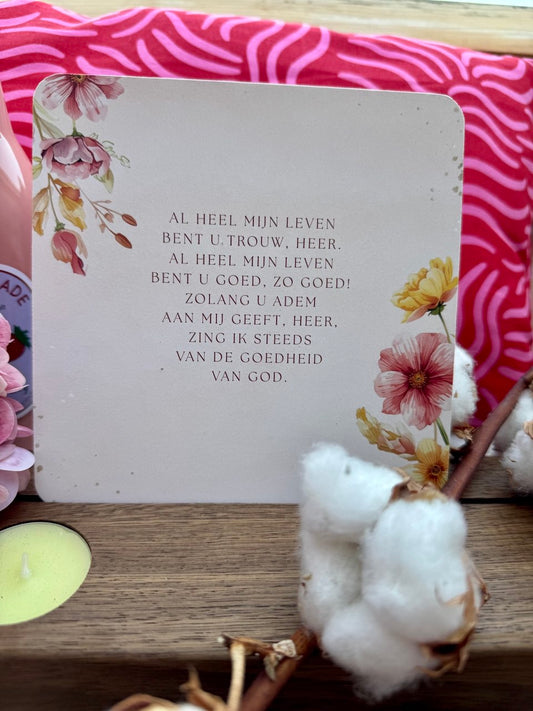 Christelijk kaartbord (beschrijfbaar) | 12×17cm of 15×15cm | diverse teksten
