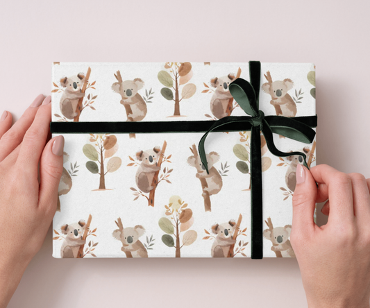 Inpakpapier met koala's | 30 × 70 cm