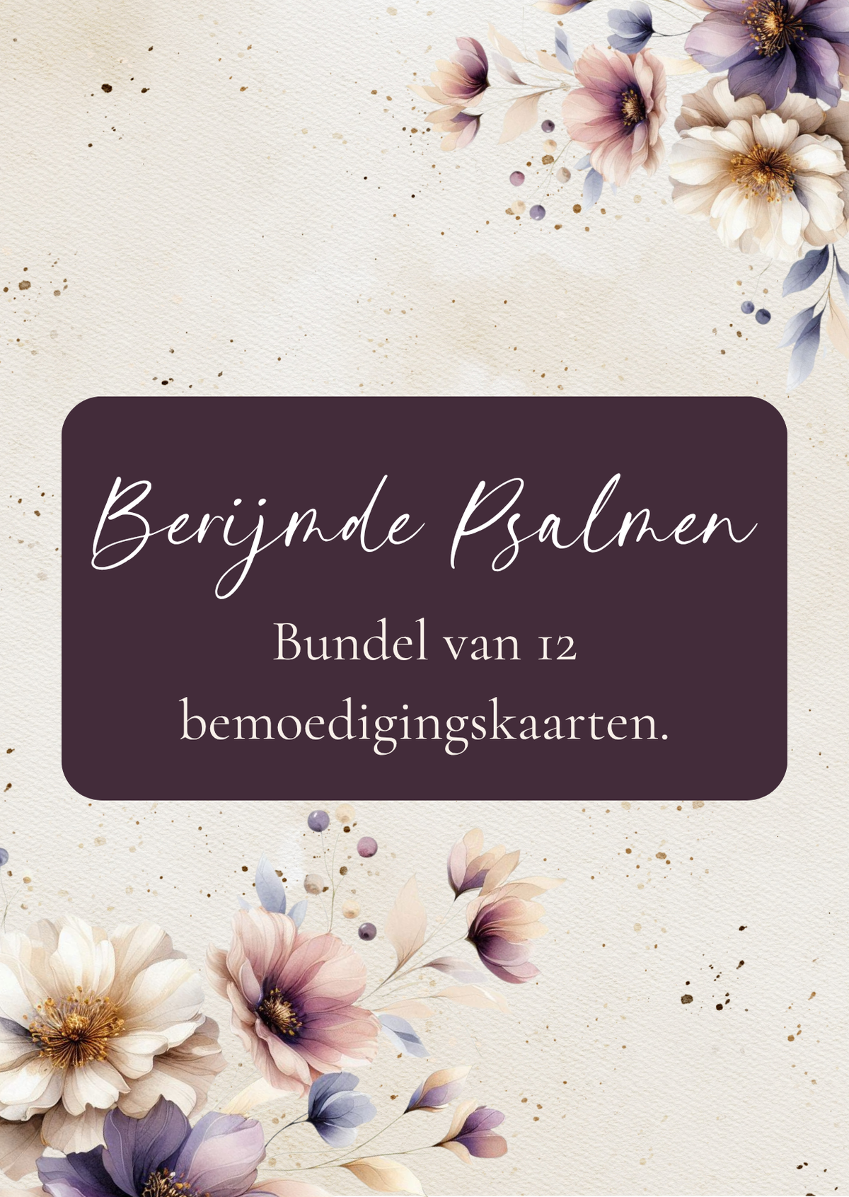 Berijmde Psalmen || bundel van 12 kaarten