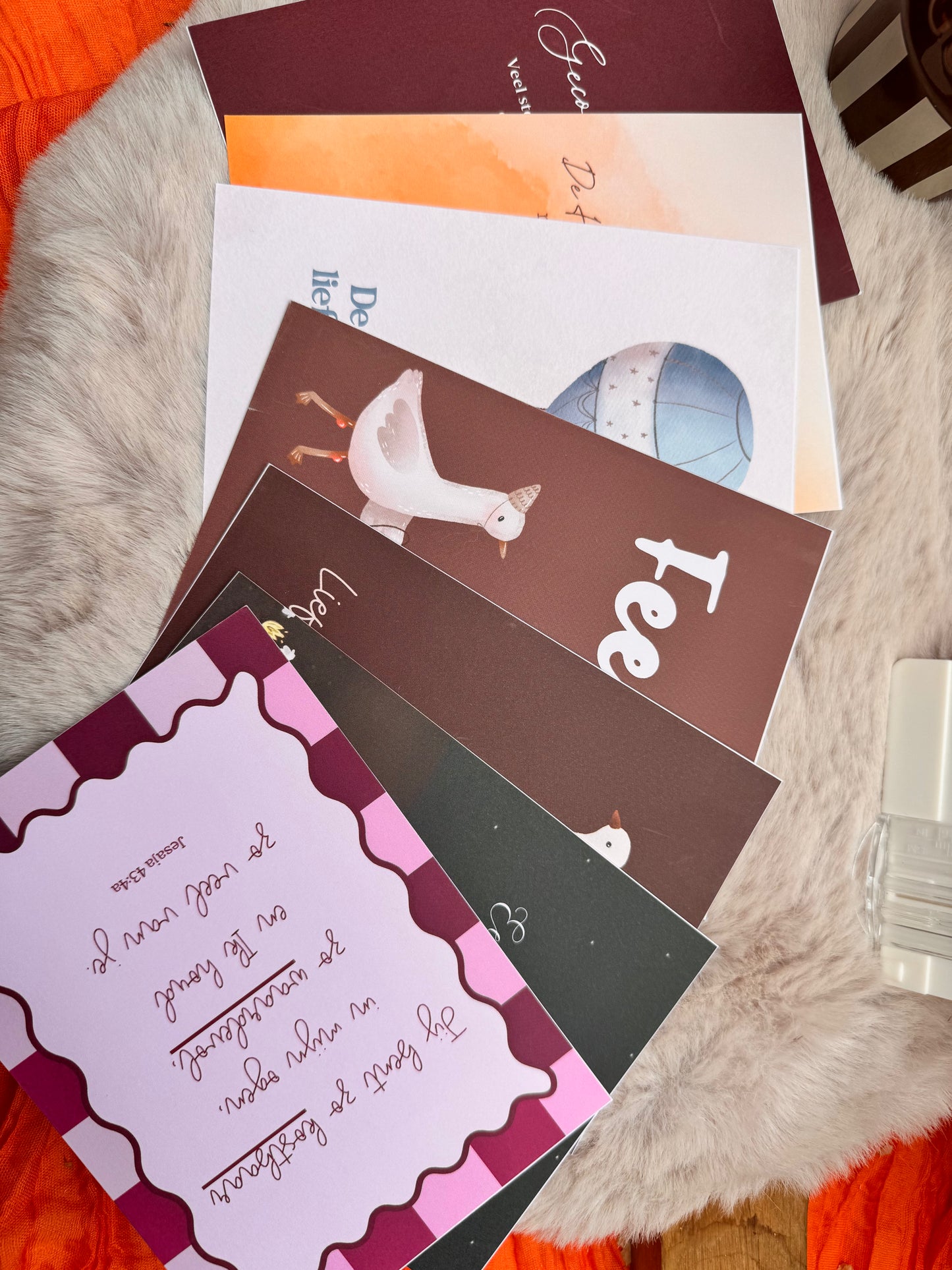 Kaart + kraft envelop || de Heer is mijn Herder (psalm 23) > wit lijntje bovenkant