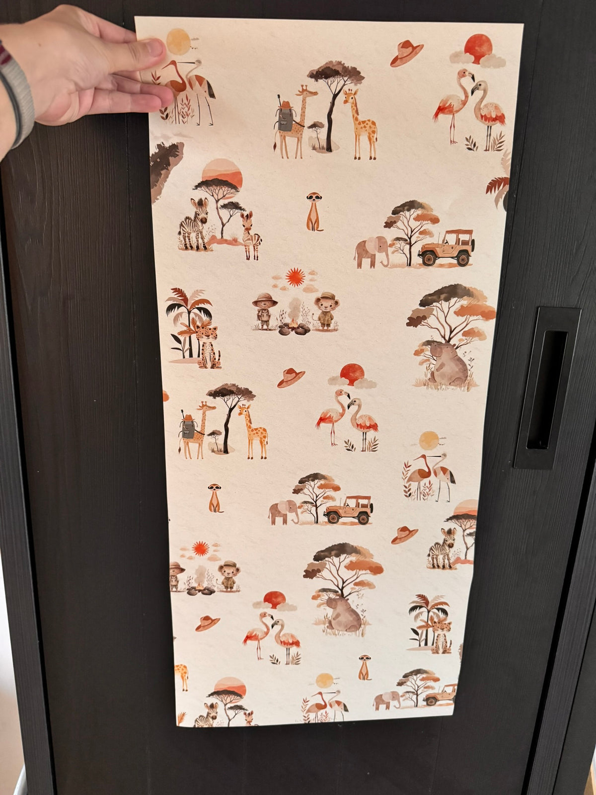 Inpakpapier met dieren | 30 × 70 cm