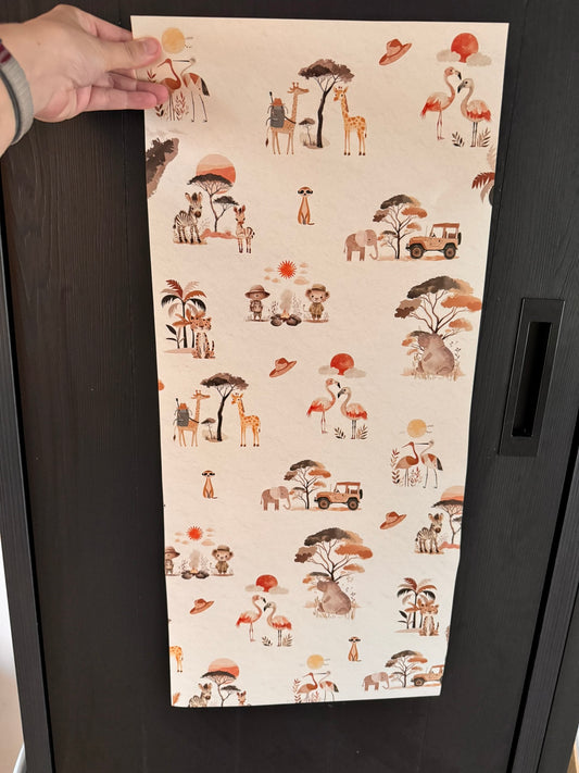 Inpakpapier met dieren | 30 × 70 cm