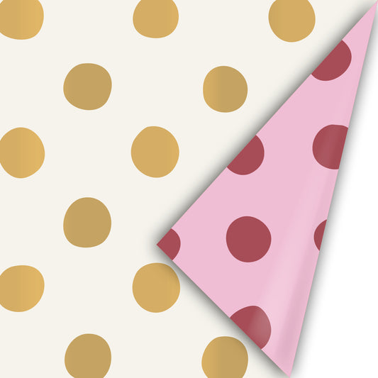 Inpakpapier Polkadot | 30 × 300 cm