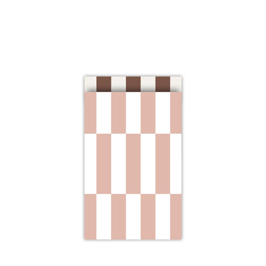 4 cadeauzakjes ''warm lines roze'' || 12x19cm