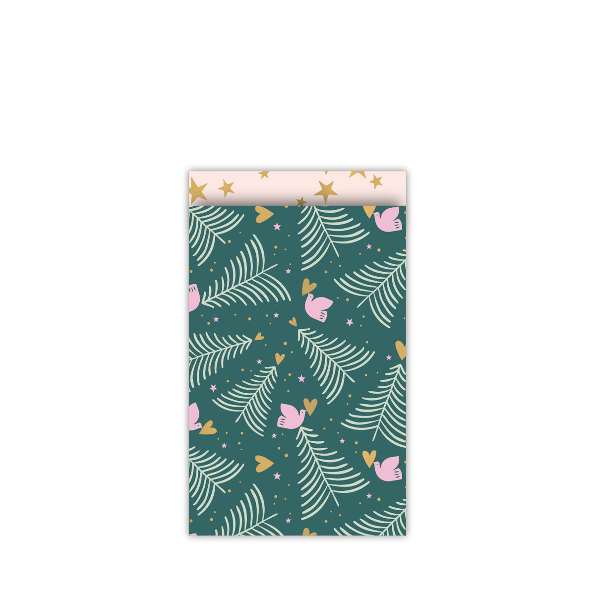 4 cadeauzakjes ''Christmas Tree Jade'' || 12x19cm