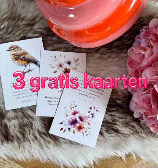 3 Gratis Evangelisatiekaarten
