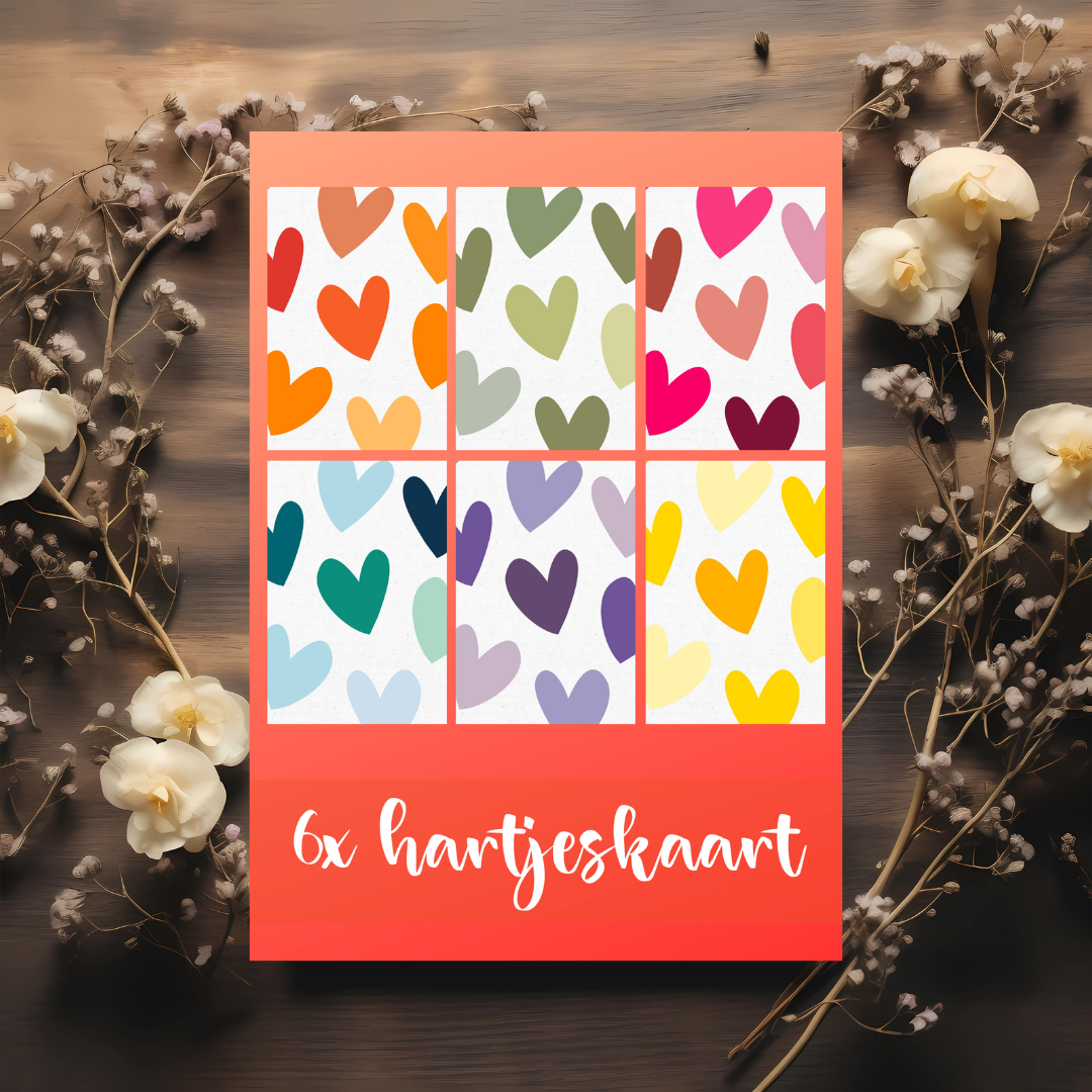 Setje met 6 kaarten - kies je eigen thema